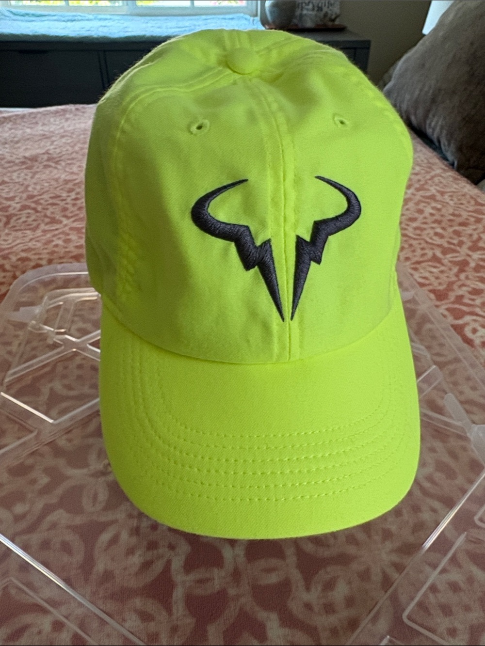 Nike Dri-fit Nadal Cap with dark grey Rafa the Bull Logo - limited edition color